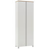 GARDEROBENSCHRANK Dieter Knoll  in 70/193/37 cm  - Eichefarben/Silberfarben, Design, Holz/Holzwerkstoff (70/193/37cm) - Dieter Knoll