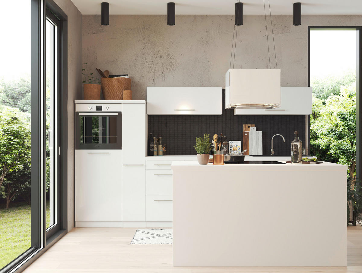 DUNSTABZUGSHAUBE CH11050IW  - Weiß, Trend, Glas/Metall (50/36-166/40cm) - Respekta