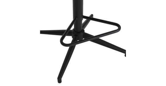 BARHOCKER Cord Grün Stoffauswahl, Sitzfläche 360° drehbar  - Schwarz/Grün, Design, Textil/Metall (54/98-120/58cm) - Novel