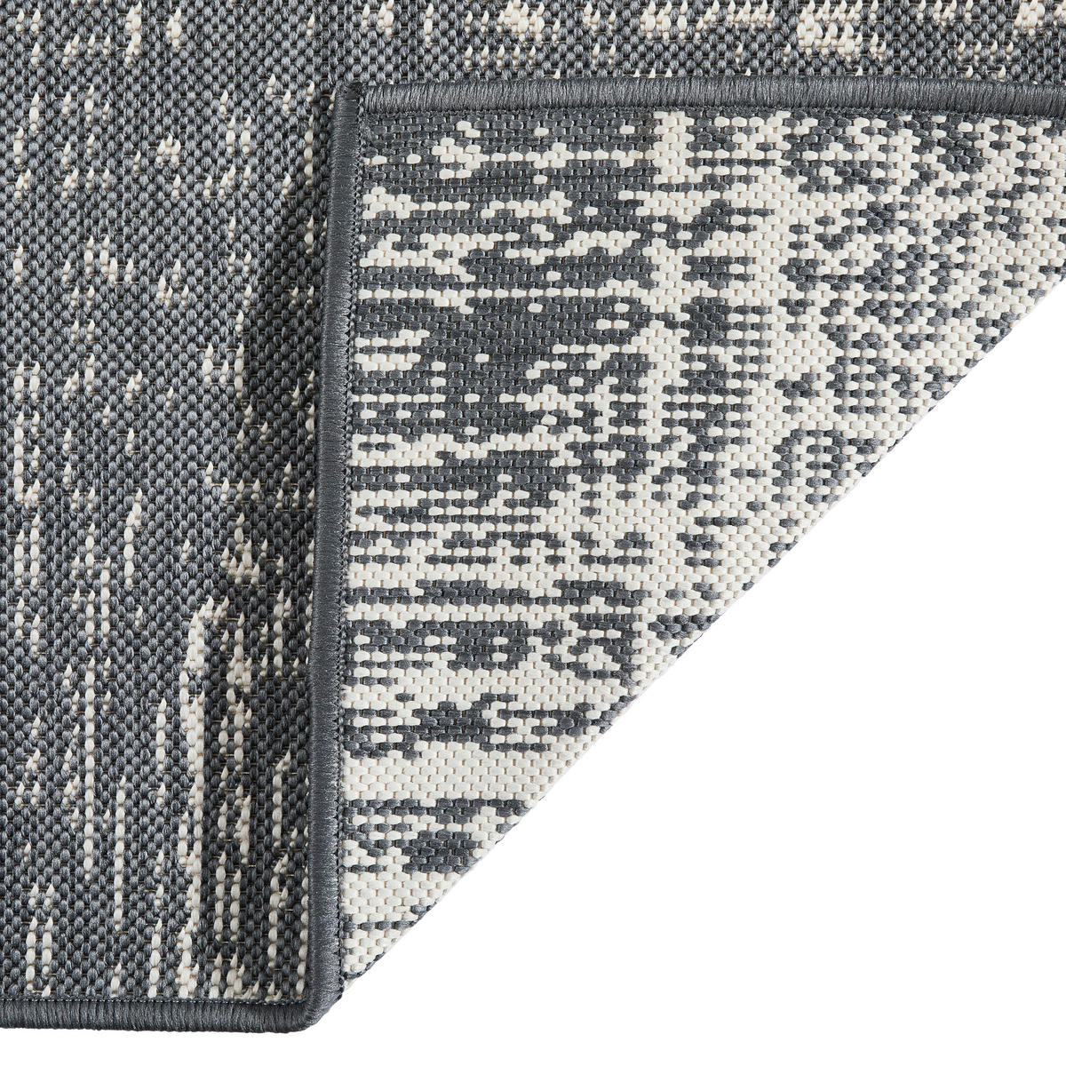 OUTDOORTEPPICH 80/150 cm Reverso Anthrazit  - Anthrazit, Design, Kunststoff/Textil (80/150cm) - Ambia Garden