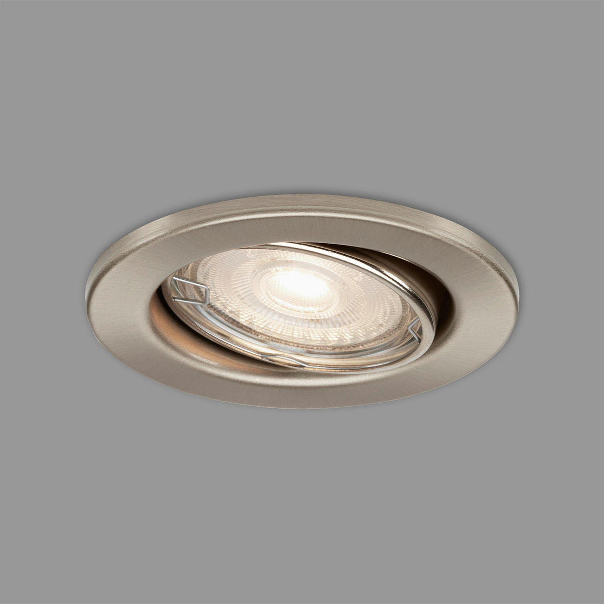 LED-PANEL   //3000 K// - barve niklja, Basics, kovina (8,6/7cm)