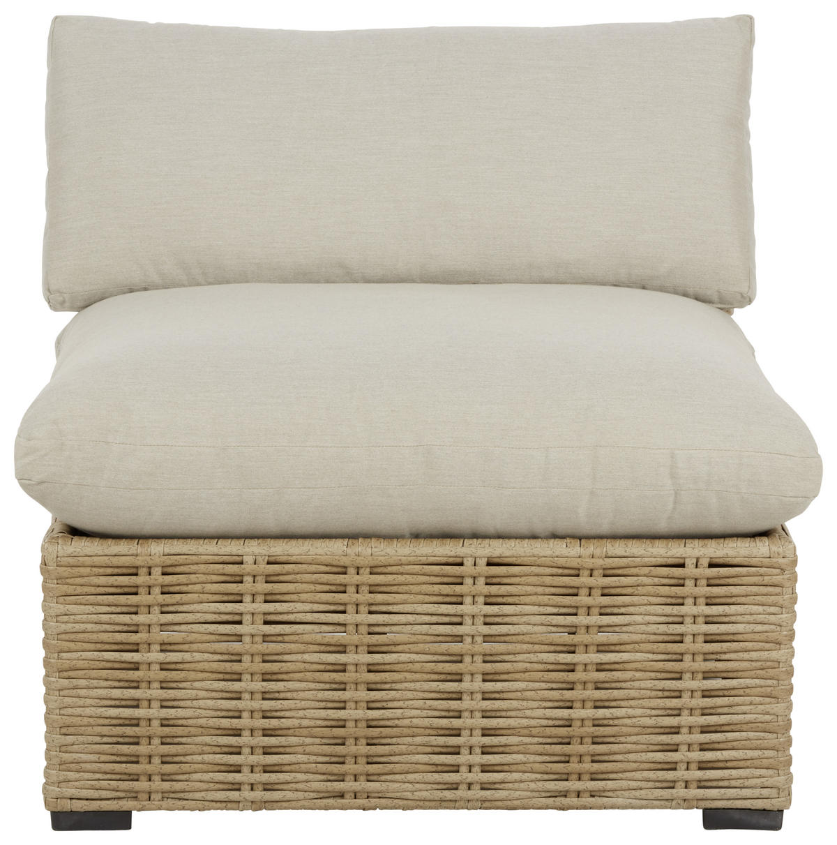 LOUNGE SREDNJI DIO  bež   - bež/crna, Romantično / ladanjski, metal/tekstil (90/67/99cm) - Ambia Garden