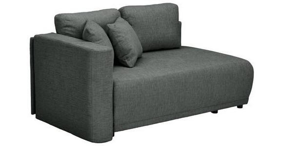 CHAISELONGUE Chenille Anthrazit  - Anthrazit/Schwarz, KONVENTIONELL, Kunststoff/Textil (93/73/171cm) - Carryhome