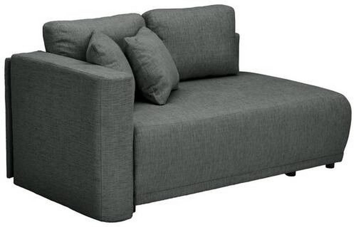 CHAISELONGUE Chenille Anthrazit  - Anthrazit/Schwarz, KONVENTIONELL, Kunststoff/Textil (93/73/171cm) - Carryhome
