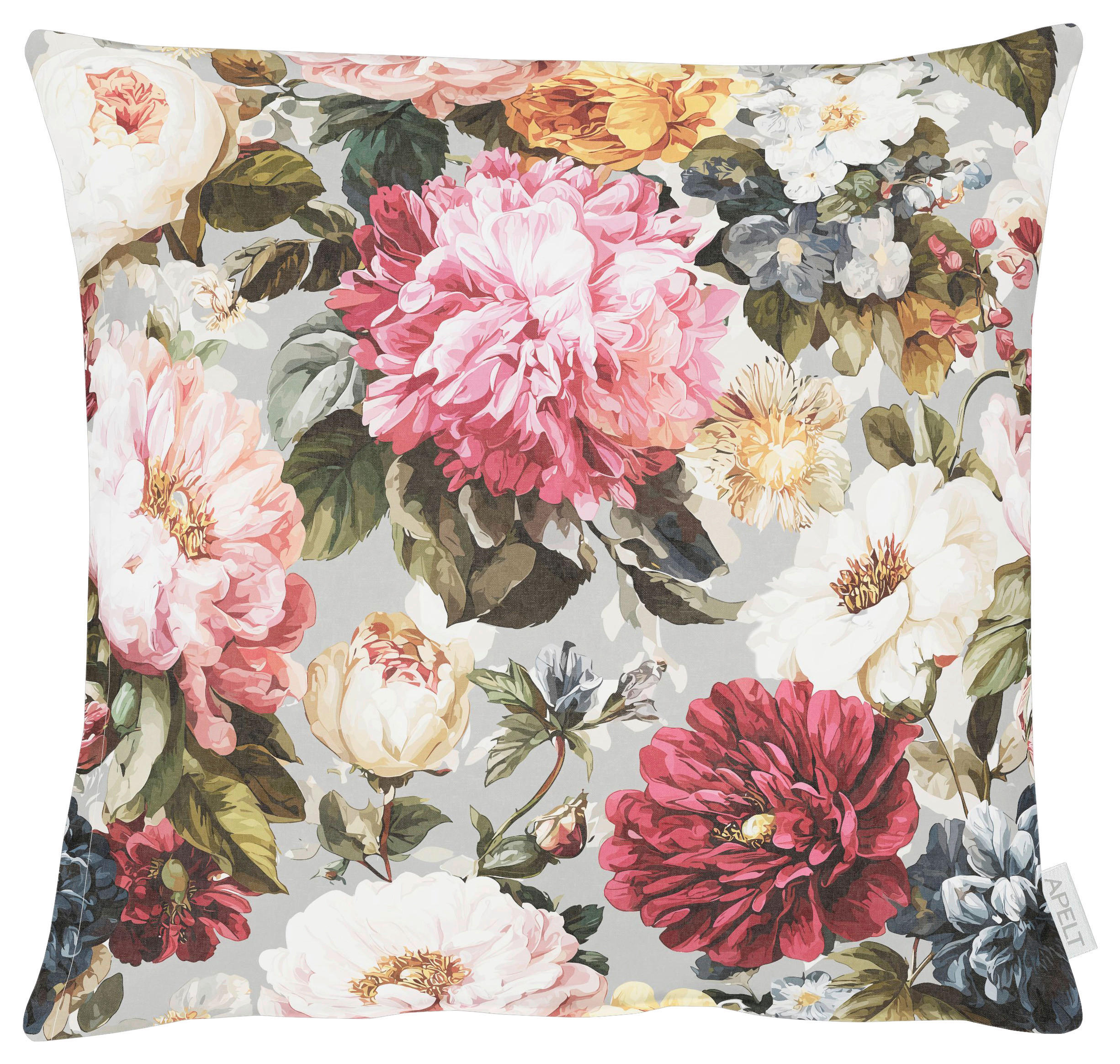 ZIERKISSEN  48/48 cm   - Multicolor/Hellgrau, Basics, Textil (48/48cm) - Apelt