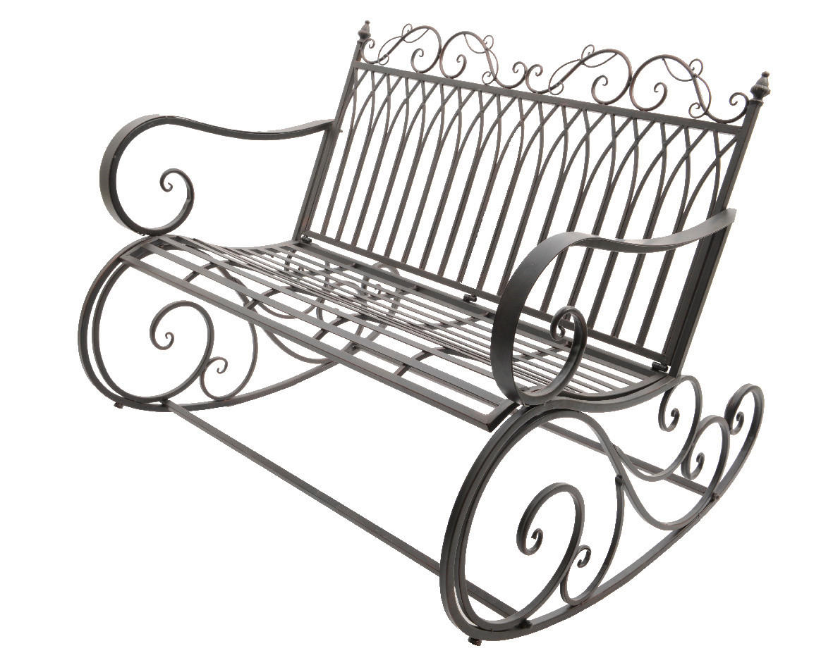 Schaukelbank - barna, Lifestyle, fém (113/50/90cm)