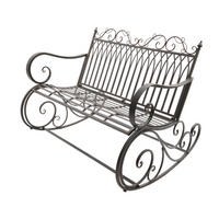 Schaukelbank - barna, Lifestyle, fém (113/50/90cm)