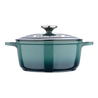 KOCHTOPF 2.2 L  - Grün, Basics, Metall (20cm)