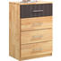 KOMMODE - Chromfarben/Erlefarben, Natur, Holz/Metall (60/90/41cm) - Linea Natura KOMMODE - Chromfarben/Erlefarben, Natur, Holz/Metall (60/90/41cm) - Linea Natura