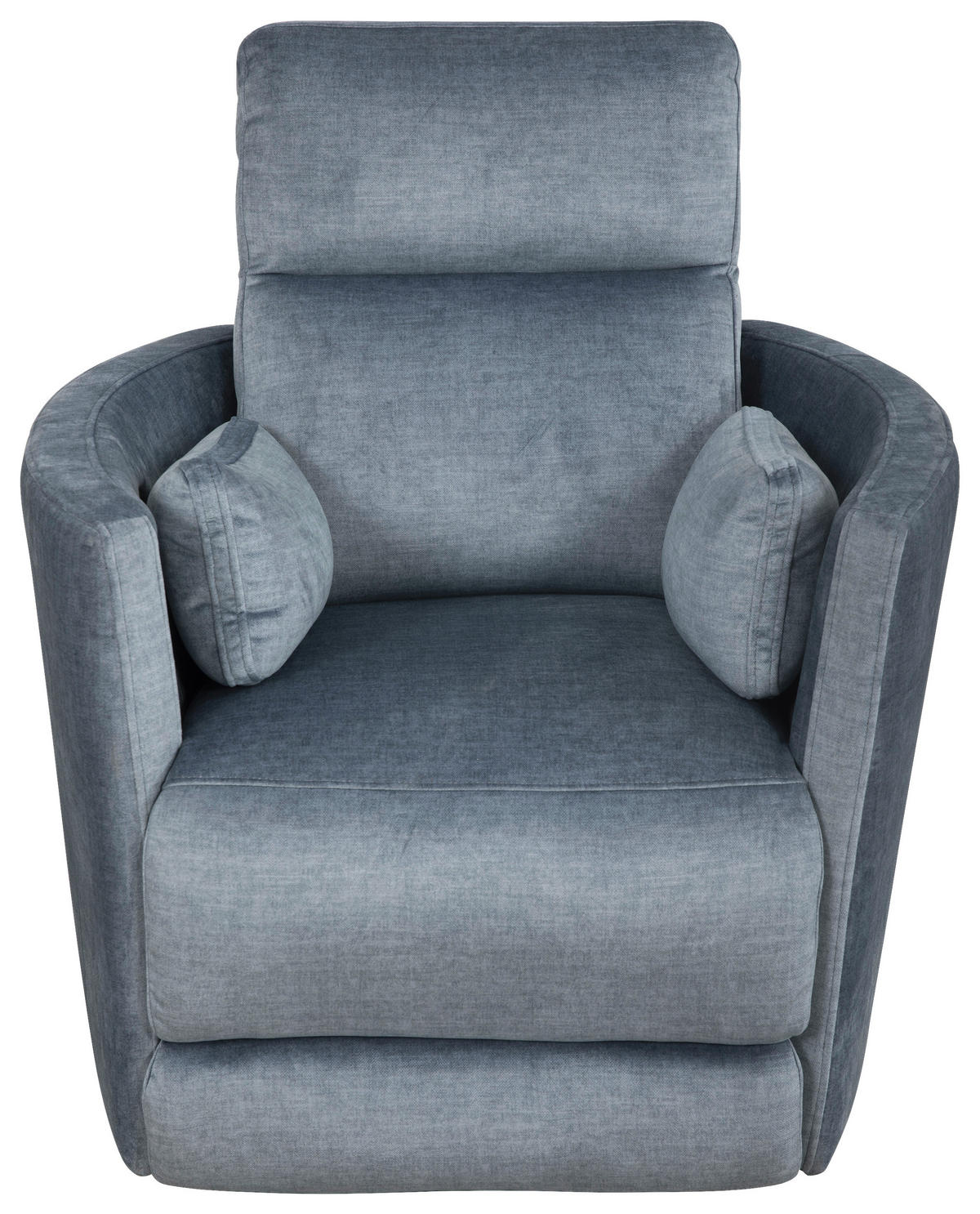 FERNSEHSESSEL  mit Zierkissen Webstoff Blau  - Blau/Schwarz, MODERN, Textil/Metall (91,4/101,6/96,5cm) - Livetastic