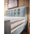 BOXSPRINGBETT 160/200 cm  in Hellgrau  - Hellgrau, KONVENTIONELL, Holz/Textil (160/200cm) - Dieter Knoll