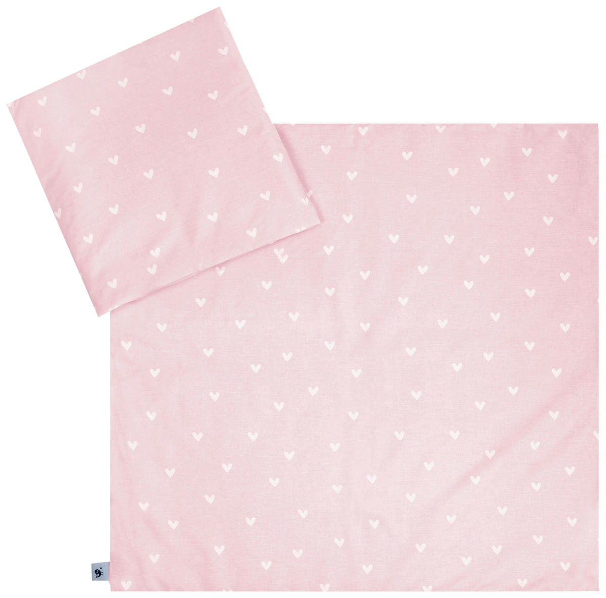 BABYBETTWÄSCHESET 80/80 cm  - Altrosa, Basics, Textil (80/80cm) - Avelia