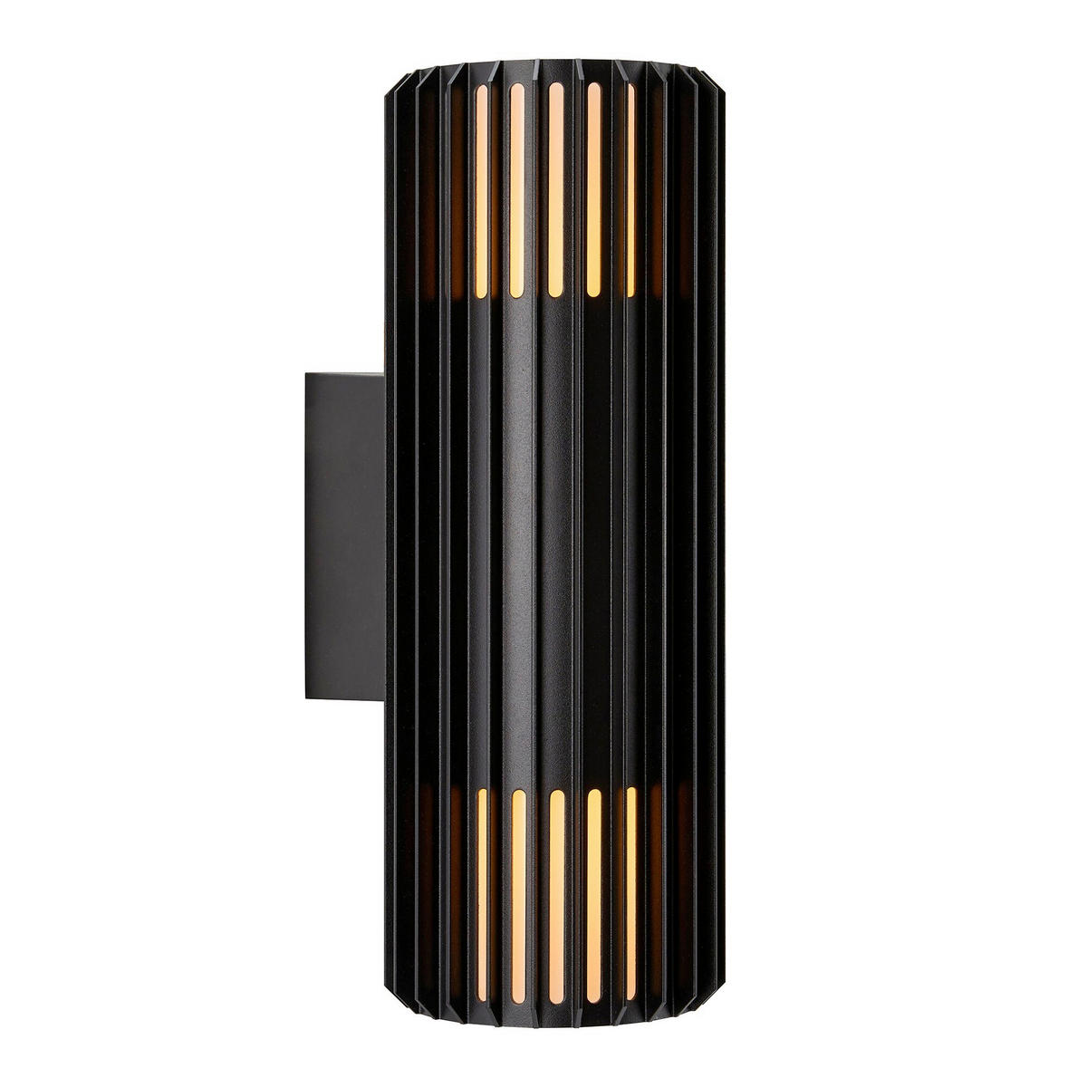 AUßENWANDLEUCHTE 12,4/33,7 cm   - Schwarz, Trend, Metall (12,4/33,7cm) - Nordlux