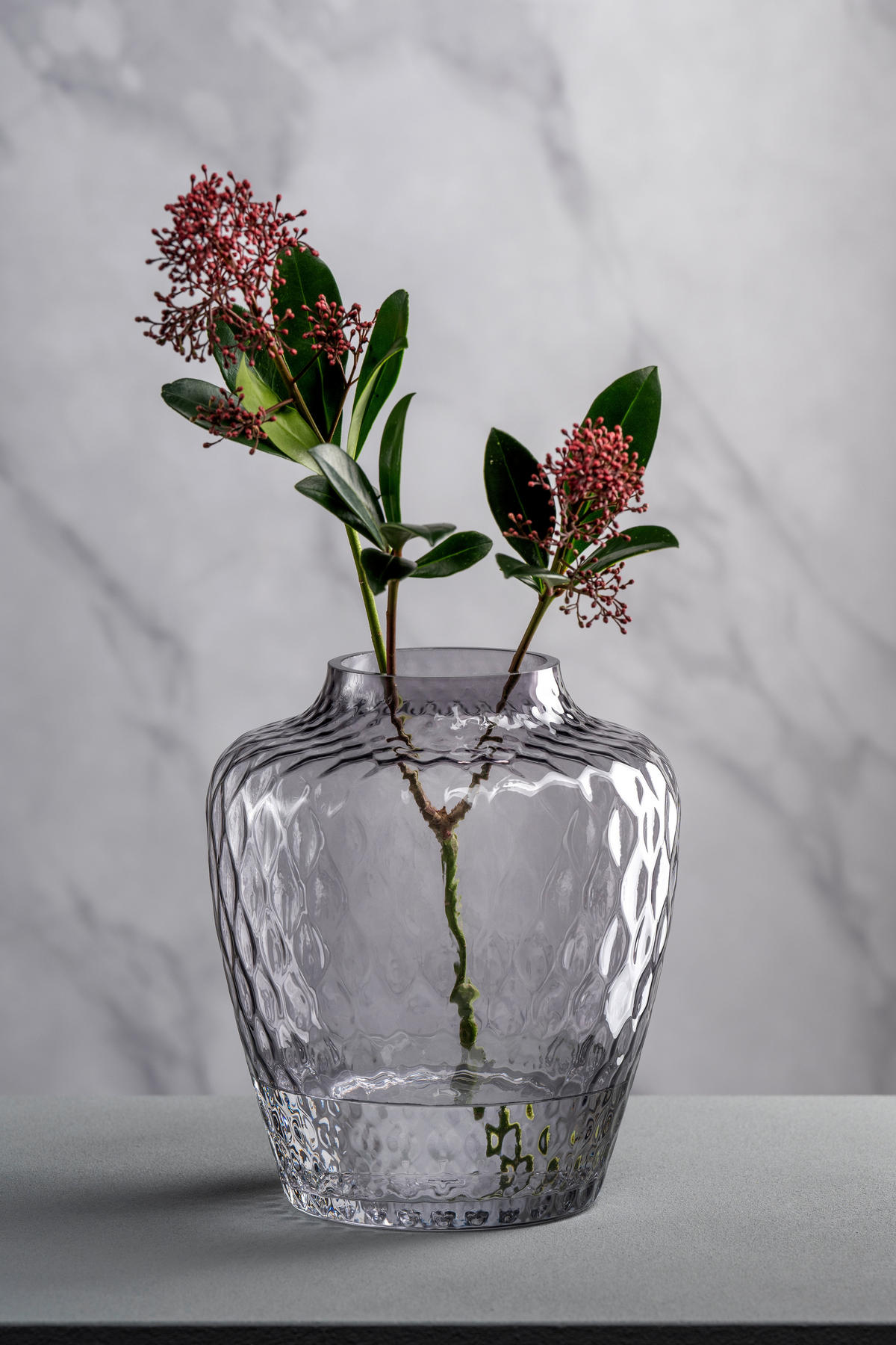 VASE  - Basics, Glas (18/20/18cm) - Leonardo