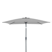 SONNENSCHIRM 250 x 199 cm Hellgrau  - Anthrazit/Hellgrau, Basics, Textil/Metall (250/200cm) - Doppler