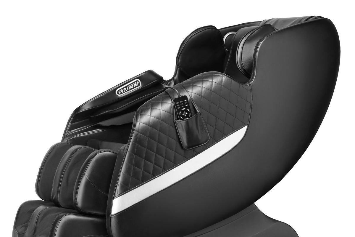 MASSAGESESSEL in Lederlook Schwarz  - Schwarz, Design, Textil (77,5/110/140cm) - Cantus