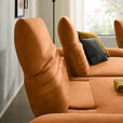 ECKSOFA  in Teddystoff Cognac  170-195/280 cm  - Cognac/Schwarz, Design, Textil/Metall (170-195/280cm) - Dieter Knoll