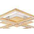 LED-DECKENLEUCHTE 75,5/75,5/5 cm   - Weiß, LIFESTYLE, Holz/Metall (75,5/75,5/5cm) - Novel
