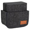 UNTERSETZERSET Textil Filz Anthrazit  - Anthrazit, Basics, Textil (11,5/7/11,2cm) - Justinus
