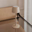 AKKU-TISCHLEUCHTE 9/22 cm  - Beige, Basics, Metall (9/22cm) - Novel