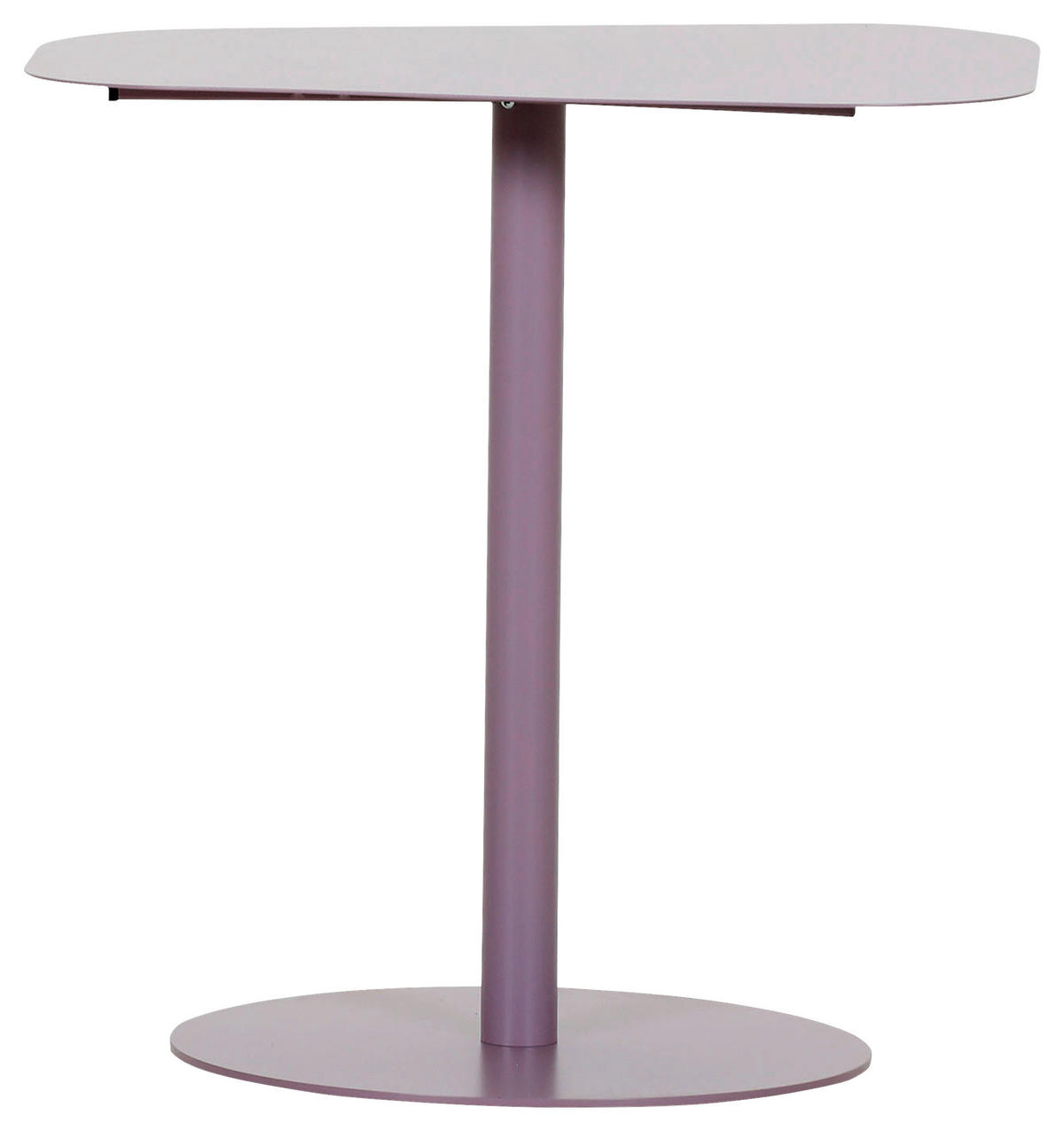 BEISTELLTISCH 50/38/50 cm Lila organisch  - Lila, Design, Metall (50/38/50cm) - Landscape