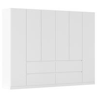 DREHTÜRENSCHRANK in Weiss  - Weiss, Basics, Holzwerkstoff (271/210cm) - Rauch Möbel