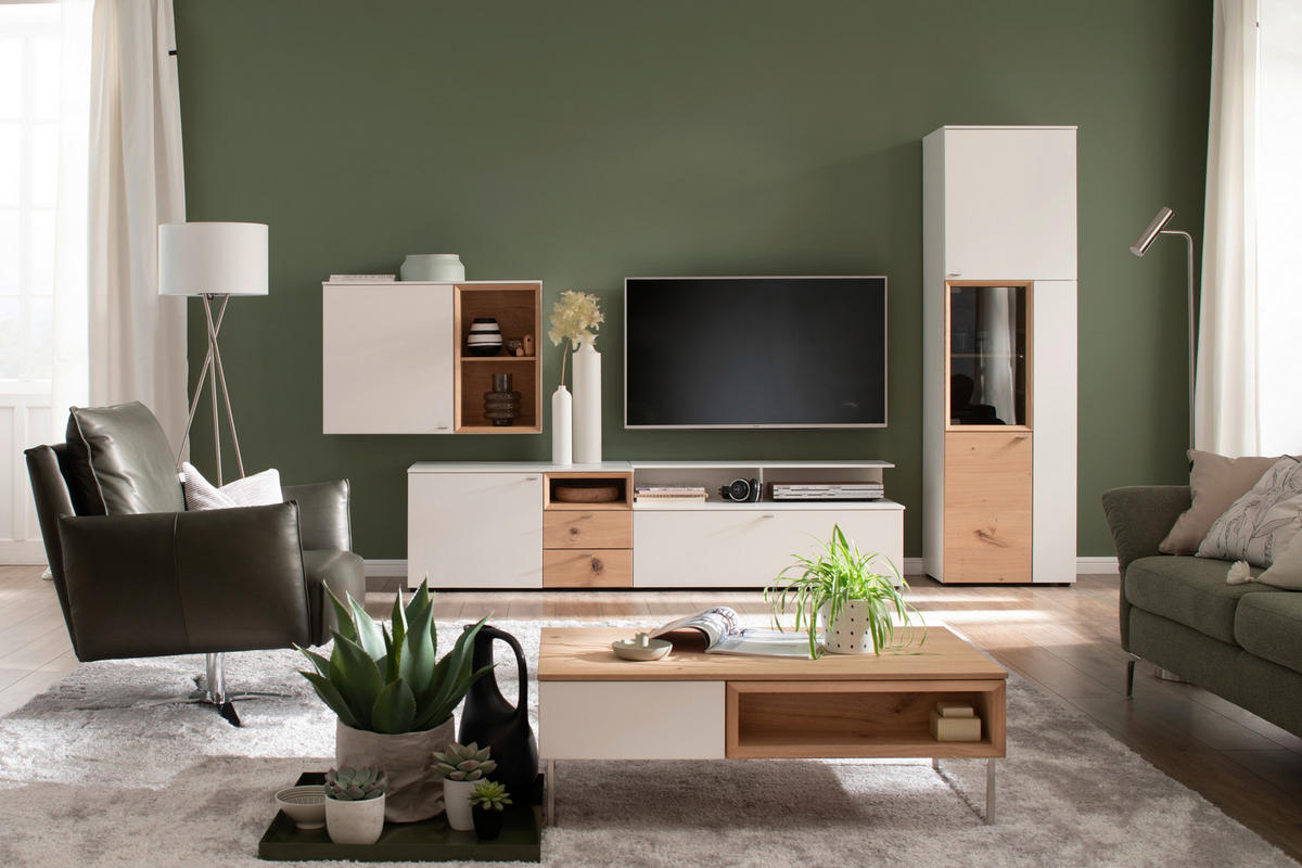 STEHLEUCHTE 68/160 cm    - Weiß/Nickelfarben, Basics, Kunststoff/Metall (68/160cm) - Schöner Wohnen