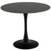 ESSTISCH in Keramik  - Schwarz, Trend, Keramik/Metall (90/90/75cm) - MID.YOU