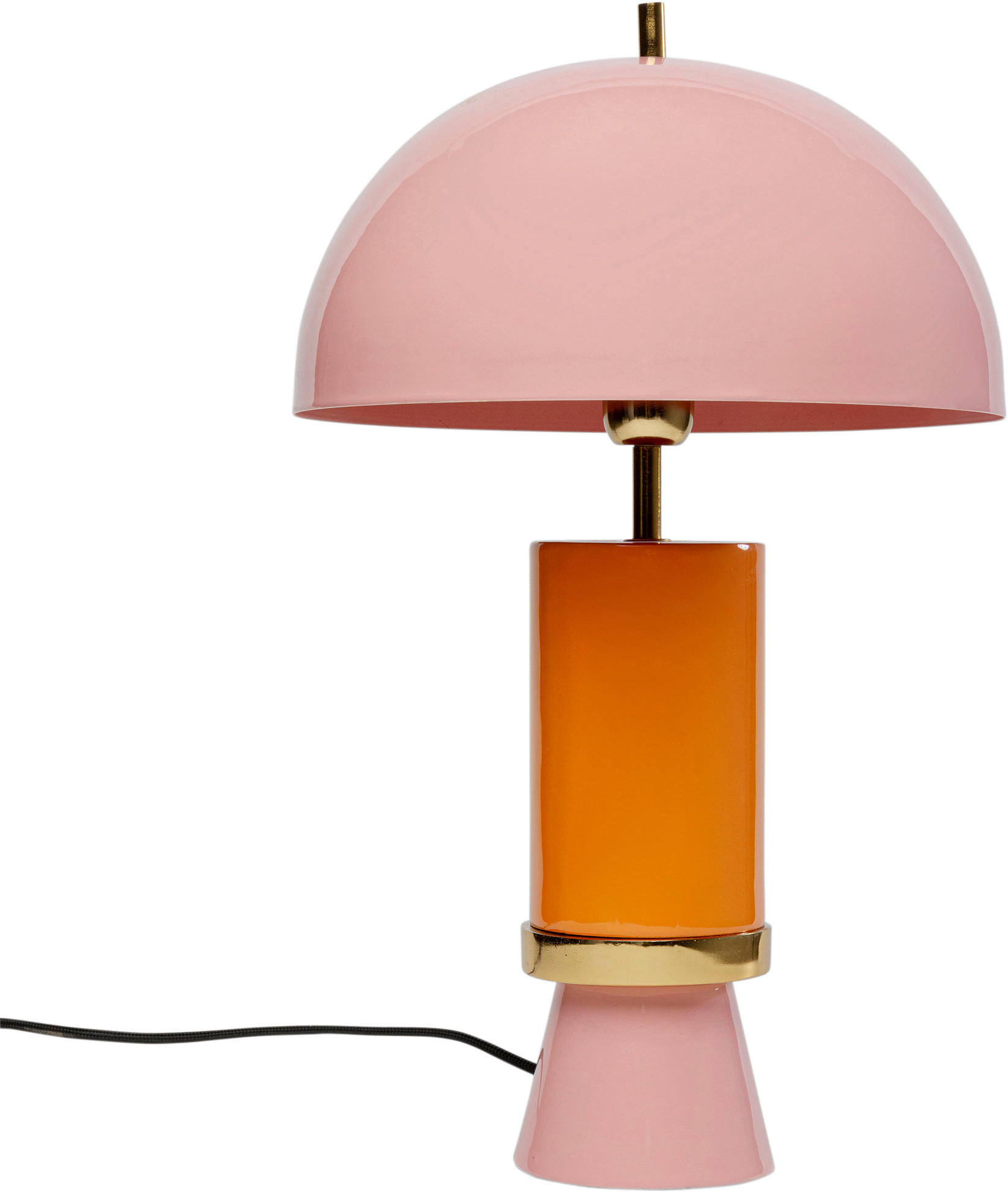 TISCHLEUCHTE Josy 30/51/30 cm   - Pink/Orange, MODERN, Metall (30/51/30cm) - Kare-Design
