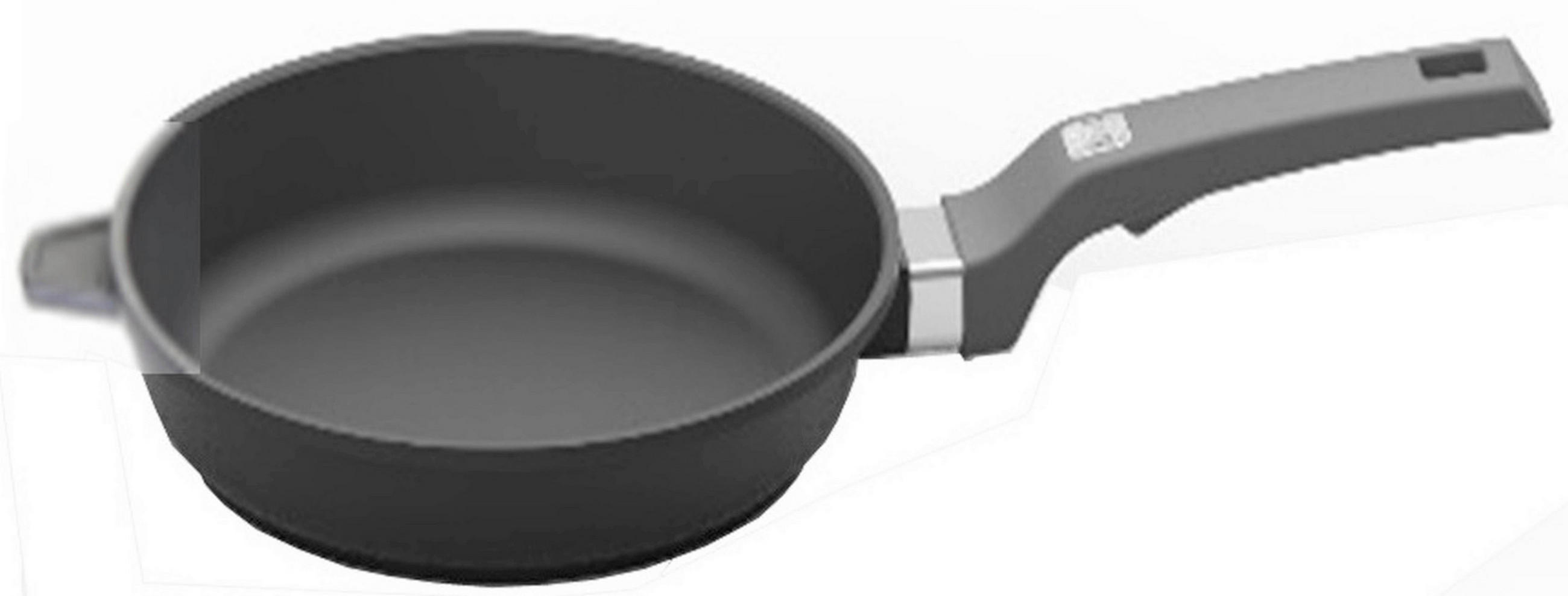 PANVICA NA SMAŽENIE  nepriľnavý povrch Greblon®  32 cm  - čierna/číra, Basics, kov/plast (32cm) - Homeware Profession.