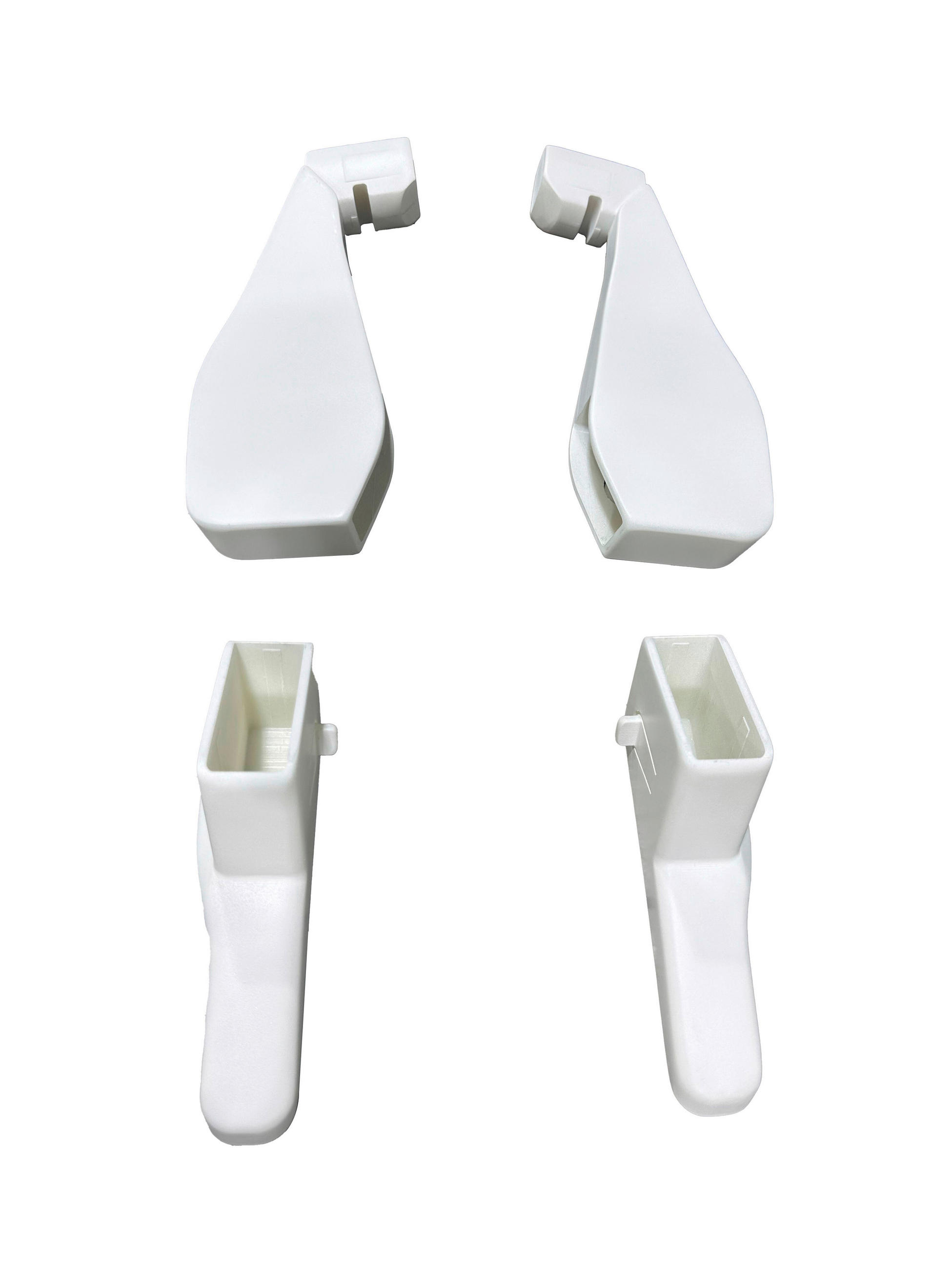 HOCHSTUHL-ADAPTER Brunch  - Weiß, Basics, Kunststoff/Metall - Jimmylee