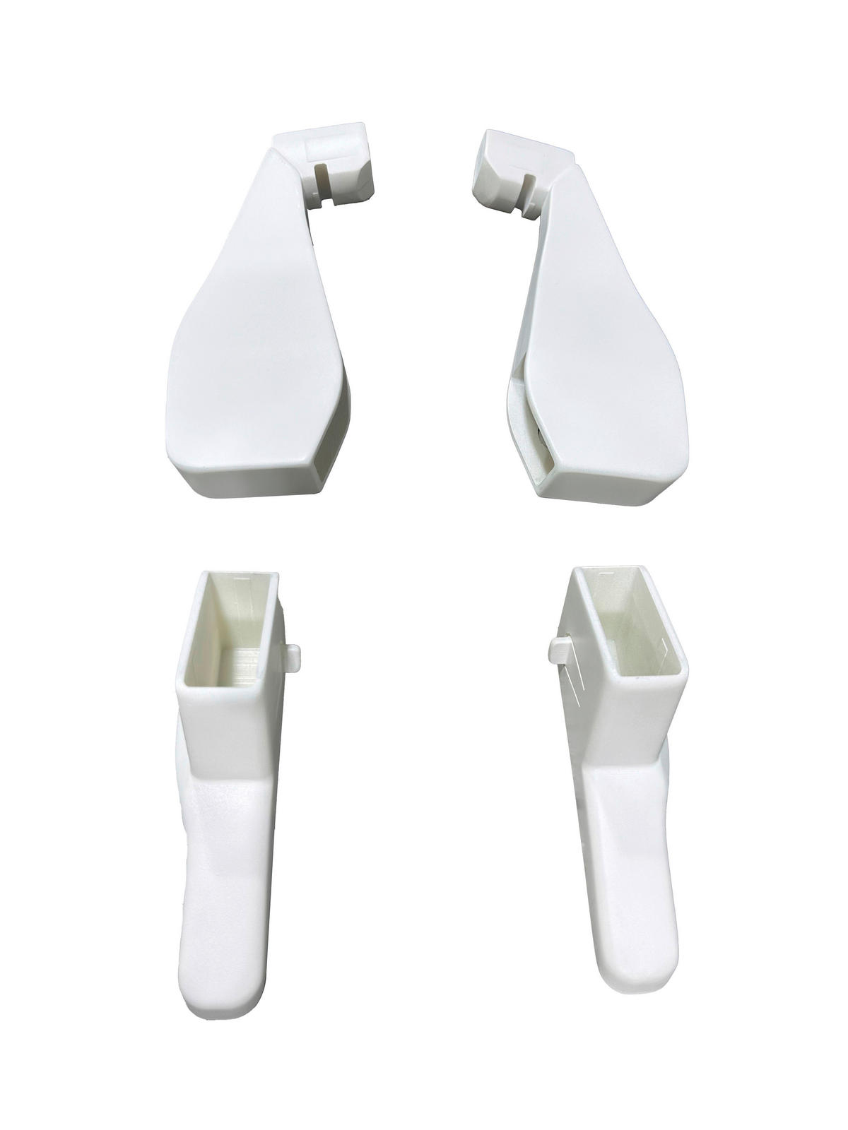 HOCHSTUHL-ADAPTER Brunch  - Weiß, Basics, Kunststoff/Metall - Jimmylee