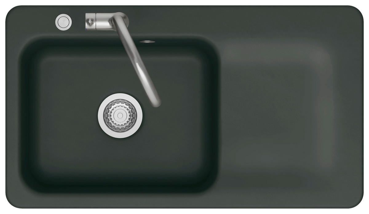 SPÜLE Juna 90 / 50150256  - Dunkelgrün, Basics, Keramik (90/20/51cm) - Systemceram