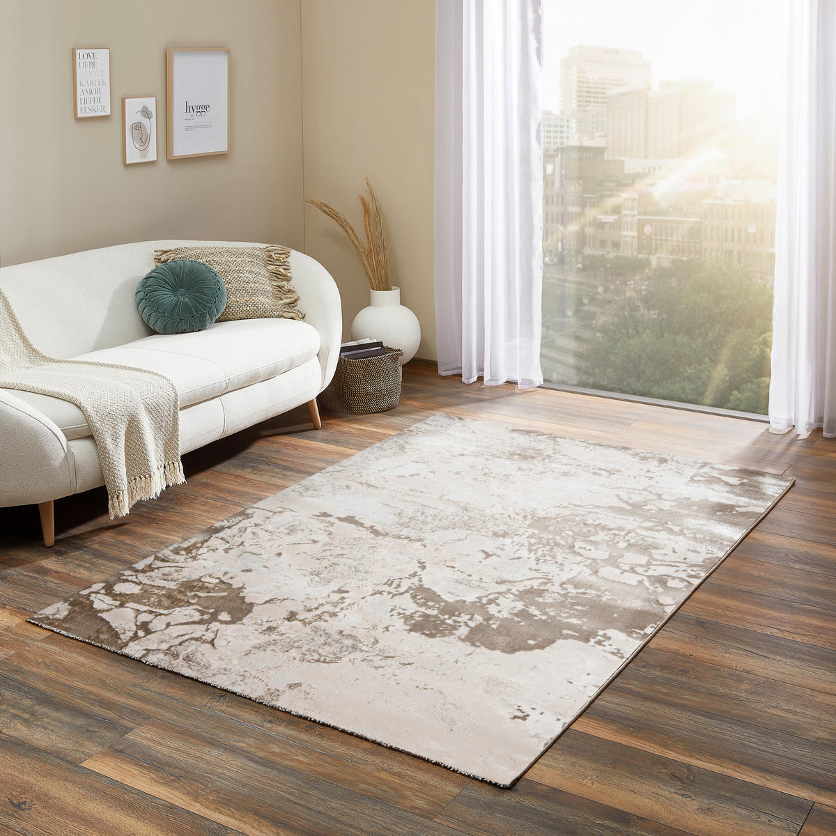 TKANA PREPROGA      200/290 cm    tkano  bež  - bež, Design, tekstil (200/290cm) - Novel