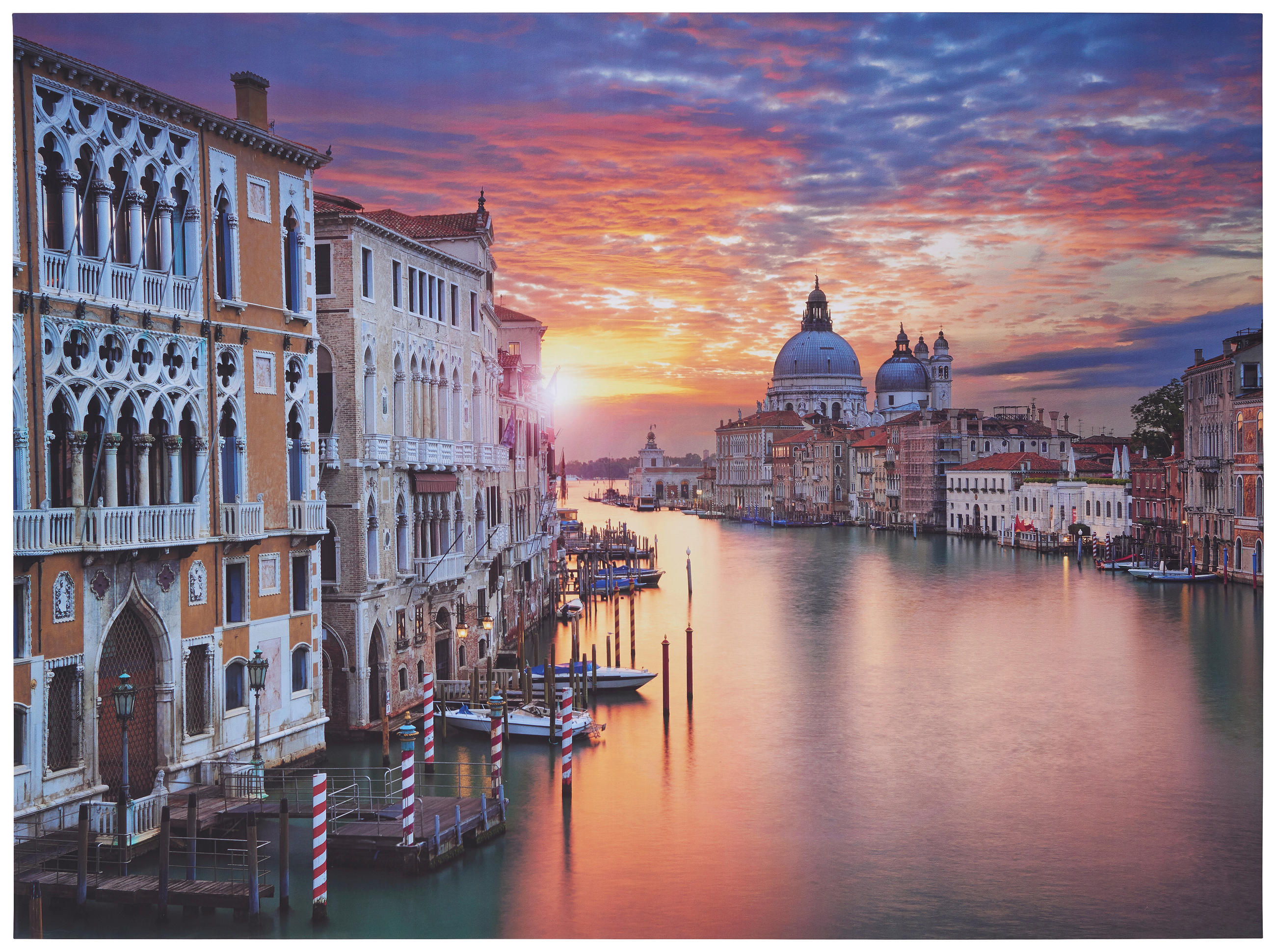 Euroart Leinwandbild Venice Feelings Mehrfarbig 135x100x3 cm