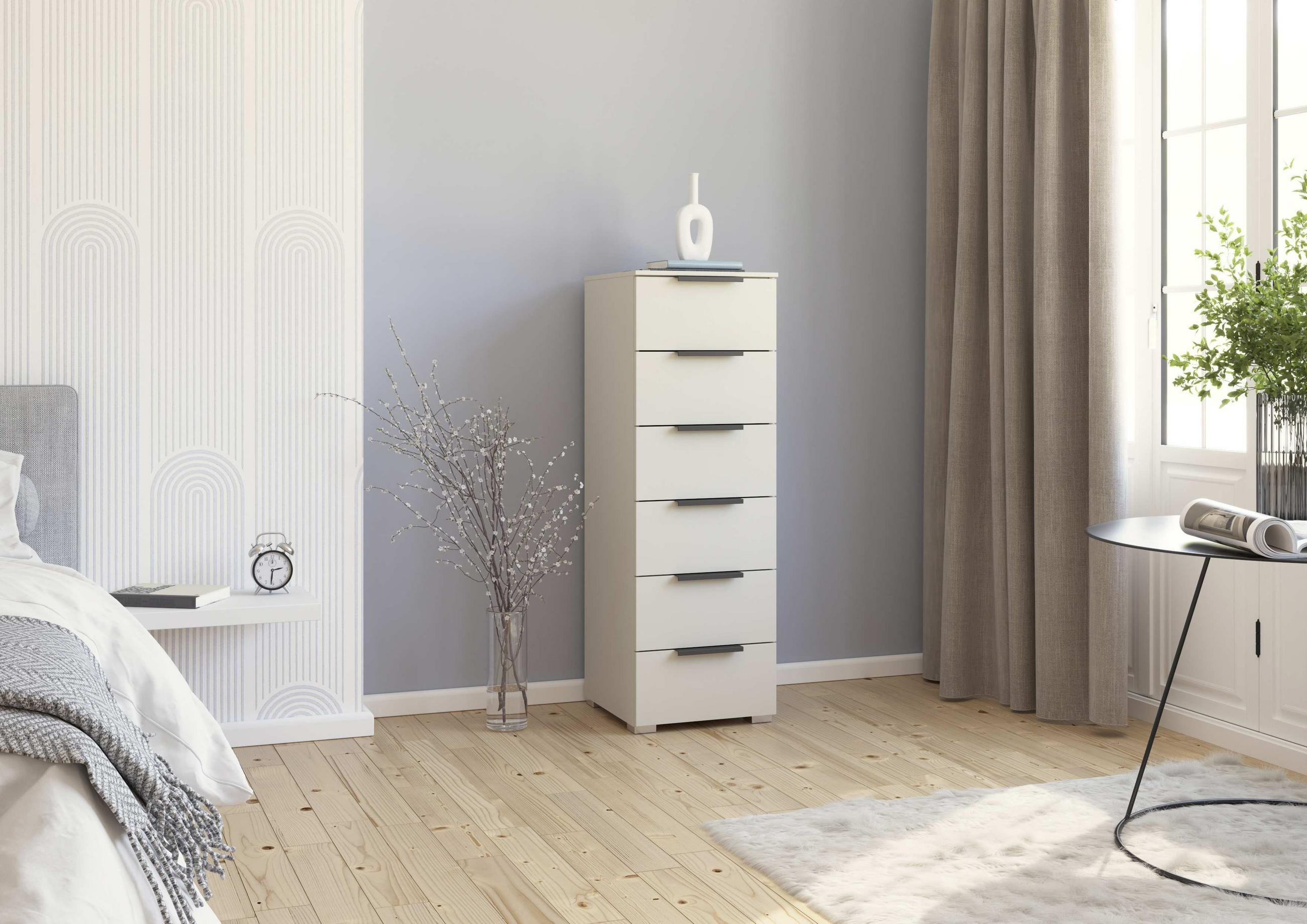 KOMMODE 40/119/42 cm  in Champagner  - Champagner/Graphitfarben, Trend, Holzwerkstoff/Metall (40/119/42cm) - Novel