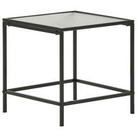 BEISTELLTISCH 40/40/40 cm Schwarz quadratisch  - Schwarz, Basics, Glas/Metall (40/40/40cm) - Xora