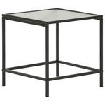 BEISTELLTISCH in Metall, Glas 40/40/40 cm  - Schwarz, Basics, Glas/Metall (40/40/40cm) - Xora