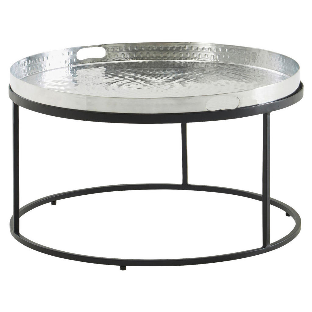 MID.YOU KONFERENČNÝ STOLÍK, strieborná, kov, 62/62/36 cm MID.YOU KONFERENČNÝ STOLÍK, strieborná, kov, 62/62/36 cm