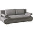 SCHLAFSOFA in Textil Grau - Chromfarben/Grau, Design, Kunststoff/Textil (210/84/90cm) - Novel SCHLAFSOFA in Textil Grau - Chromfarben/Grau, Design, Kunststoff/Textil (210/84/90cm) - Novel
