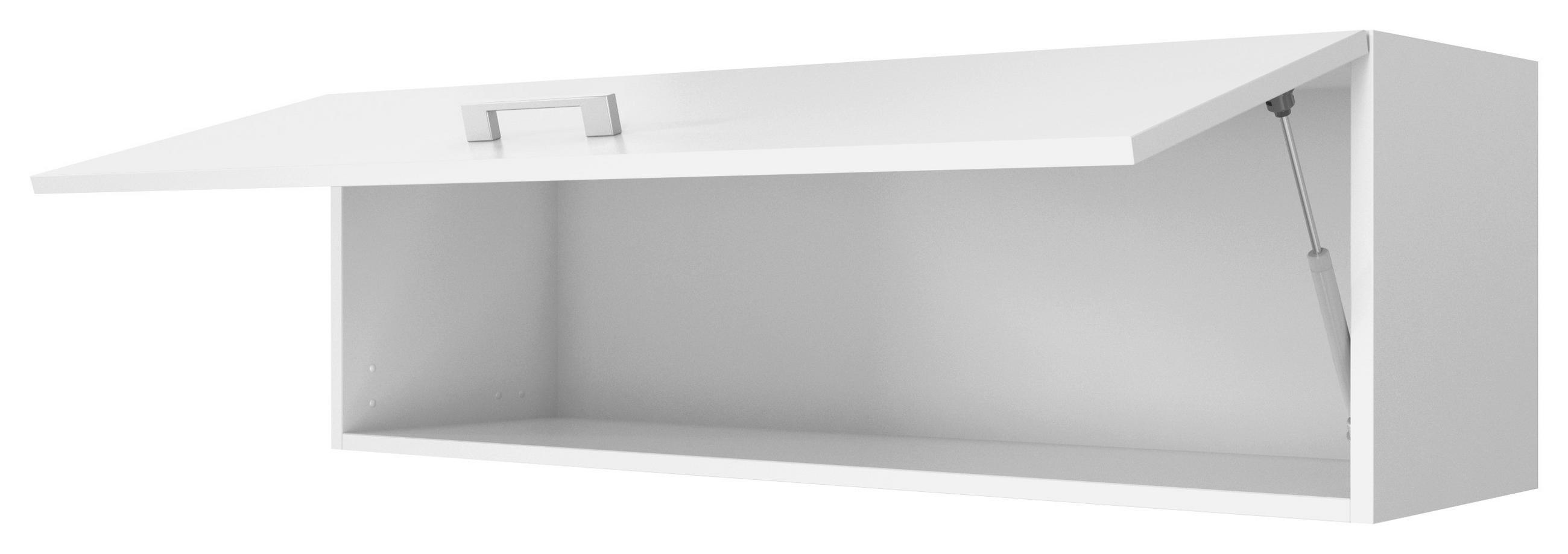 KÜCHENOBERSCHRANK 100/32/32 cm  in Weiß  - Alufarben/Weiß, KONVENTIONELL, Holzwerkstoff/Kunststoff (100/32/32cm) - FlexWell