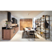 EINBAUKÜCHE MANHATTAN  - Eichefarben/Weiß, Design, Holzwerkstoff - Nolte Küchen