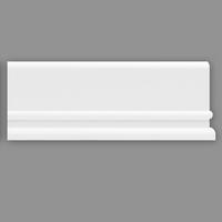 ZIERLEISTE 200/2,0/12,8 cm Weiß Kunststoff  - Weiß, Design, Kunststoff (200/2,0/12,8cm)