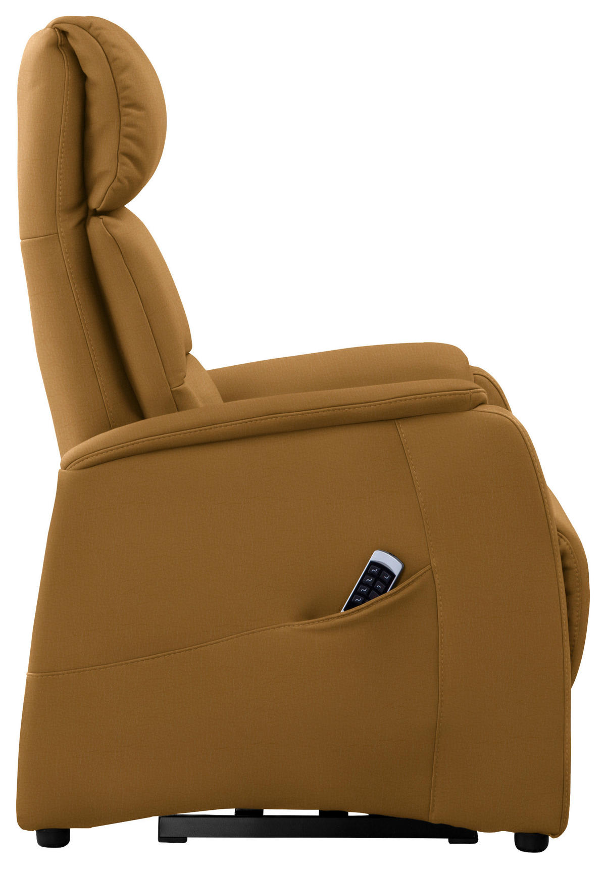 FERNSEHSESSEL in Cognac  - Cognac/Schwarz, Konventionell, Leder/Kunststoff (69/109/83cm) - Cantus