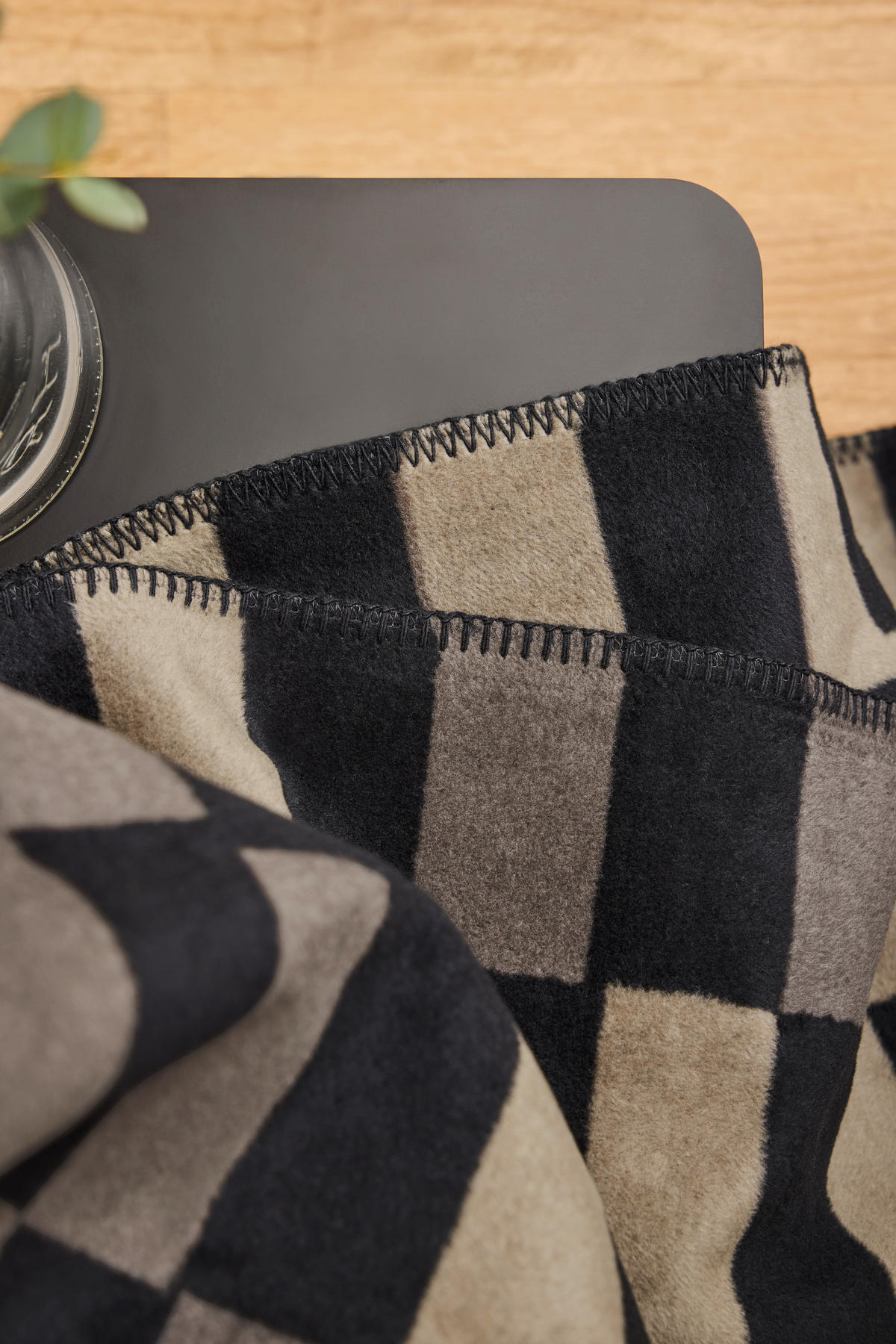 WOHNDECKE 150/200 cm  - Schwarzbraun, KONVENTIONELL, Textil (150/200cm) - Novel