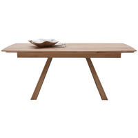 ESSTISCH Anthrazit, Eichefarben rechteckig  ausziehbar  - Eichefarben/Anthrazit, Design, Holz/Metall (190-290/90/76cm) - Valnatura