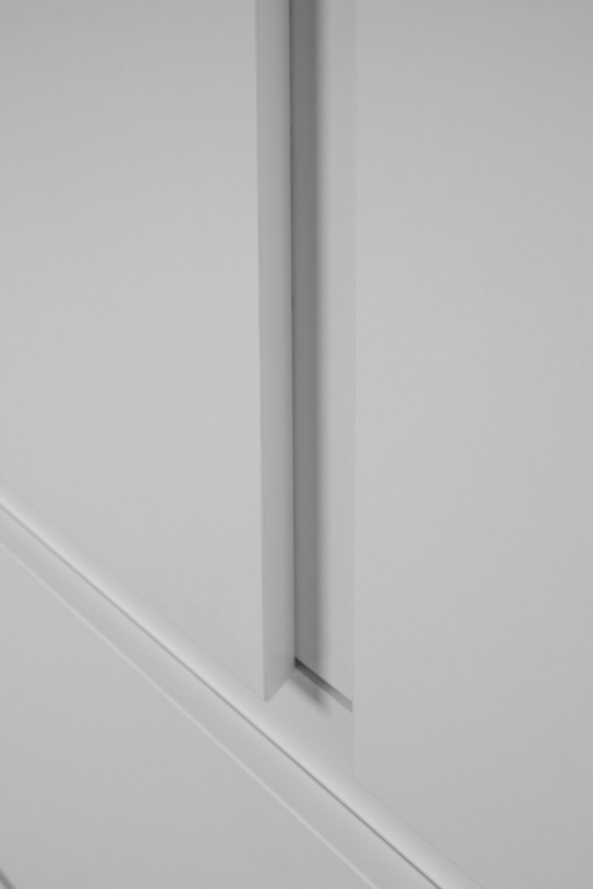 ORMAR SA KLASIČNIM VRATIMA bela  80/191/55 cm  - bela, Osnovno, pločasti materijal (80/191/55cm) - P & B