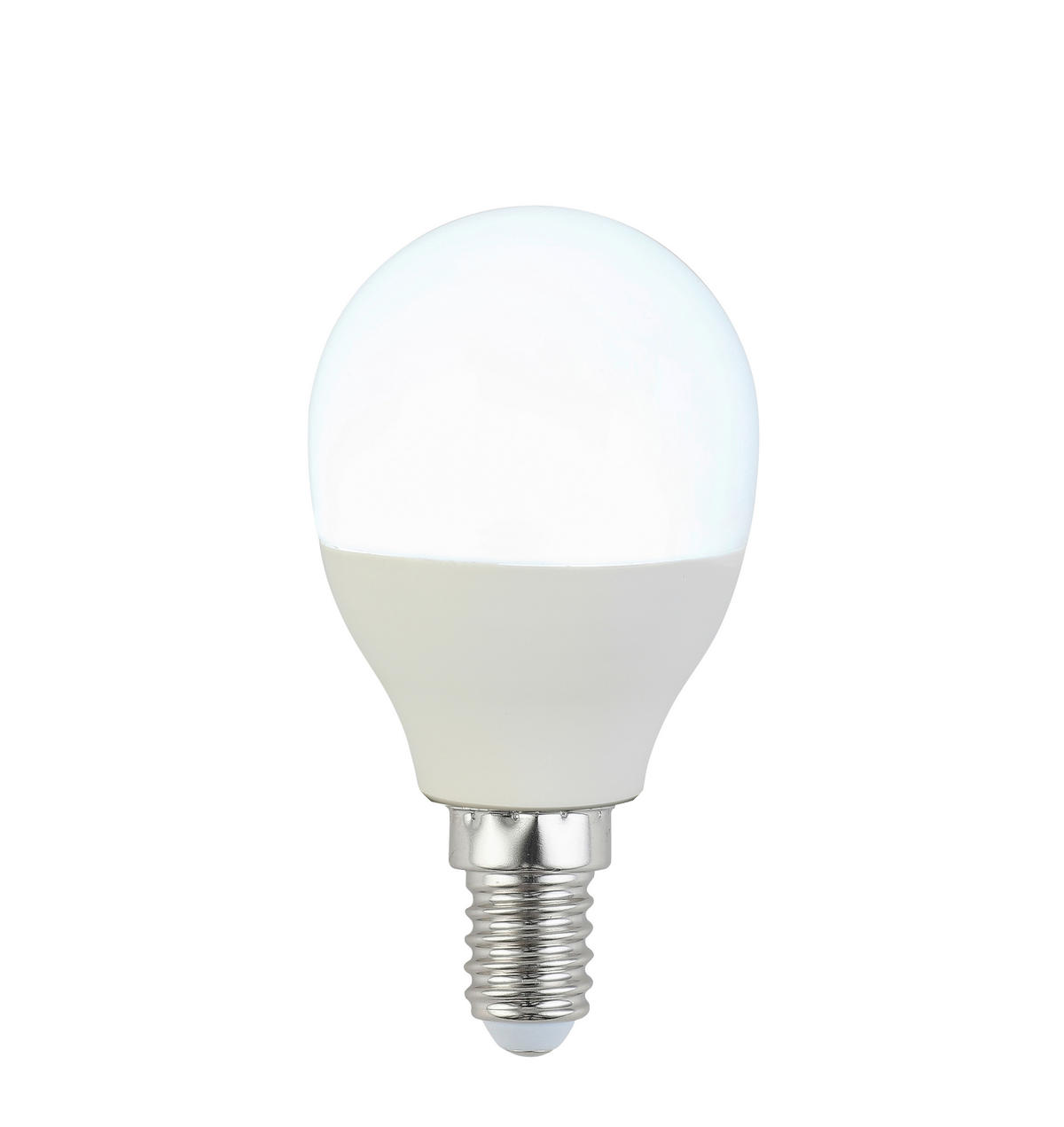 LED OKOS IZZÓ,   4,9 W E14  - fehér, Basics, műanyag/fém (4,8/8cm) - Boxxx