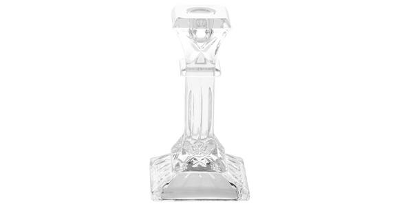 KERZENHALTER - Transparent, Basics, Glas (8,5/16cm) - Ambia Home