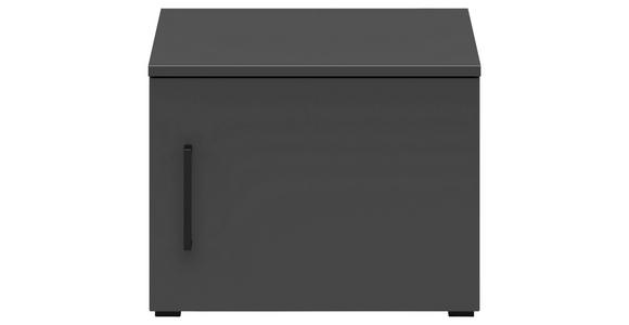 AUFSATZSCHRANK 45/35/40 cm  - Schwarz/Graphitfarben, MODERN, Holzwerkstoff/Kunststoff (45/35/40cm) - Carryhome